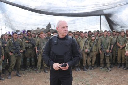 Israeli Defence Minister Yoav Galant